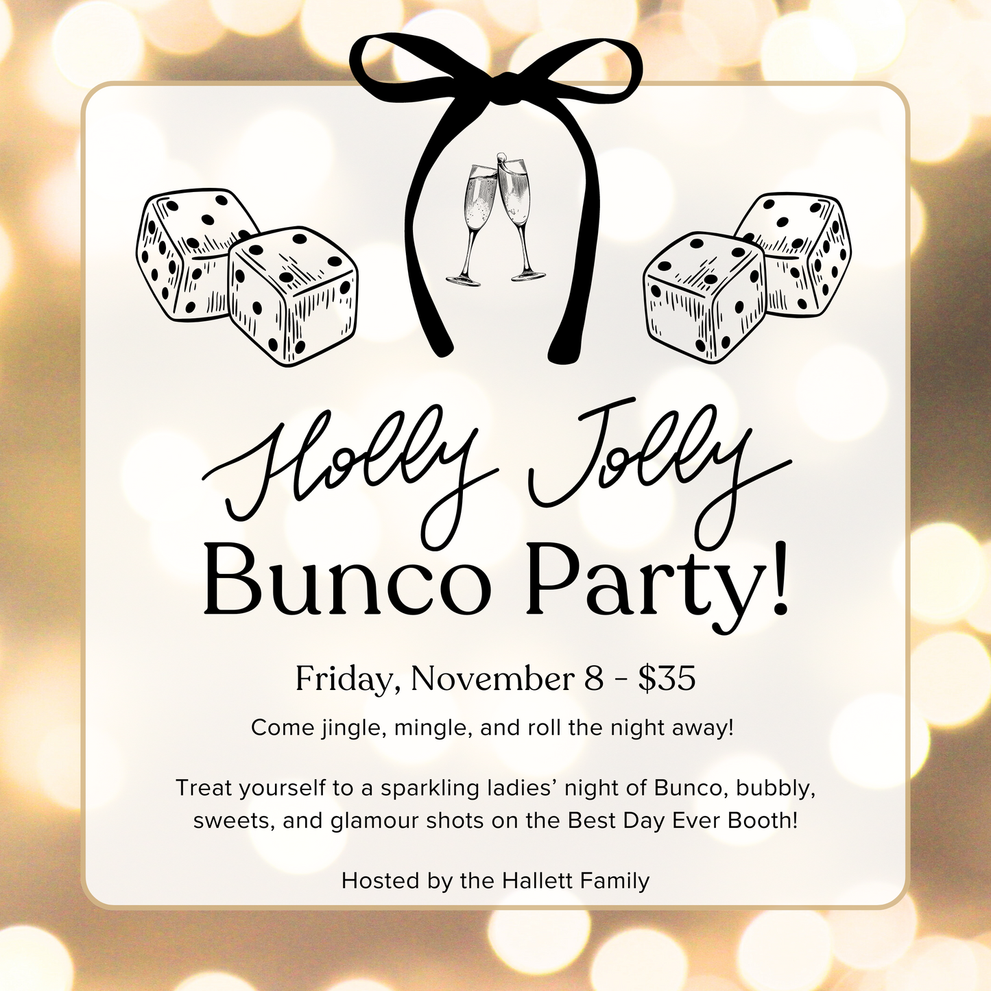 Buy-in Party: Holly Jolly Bunco Party