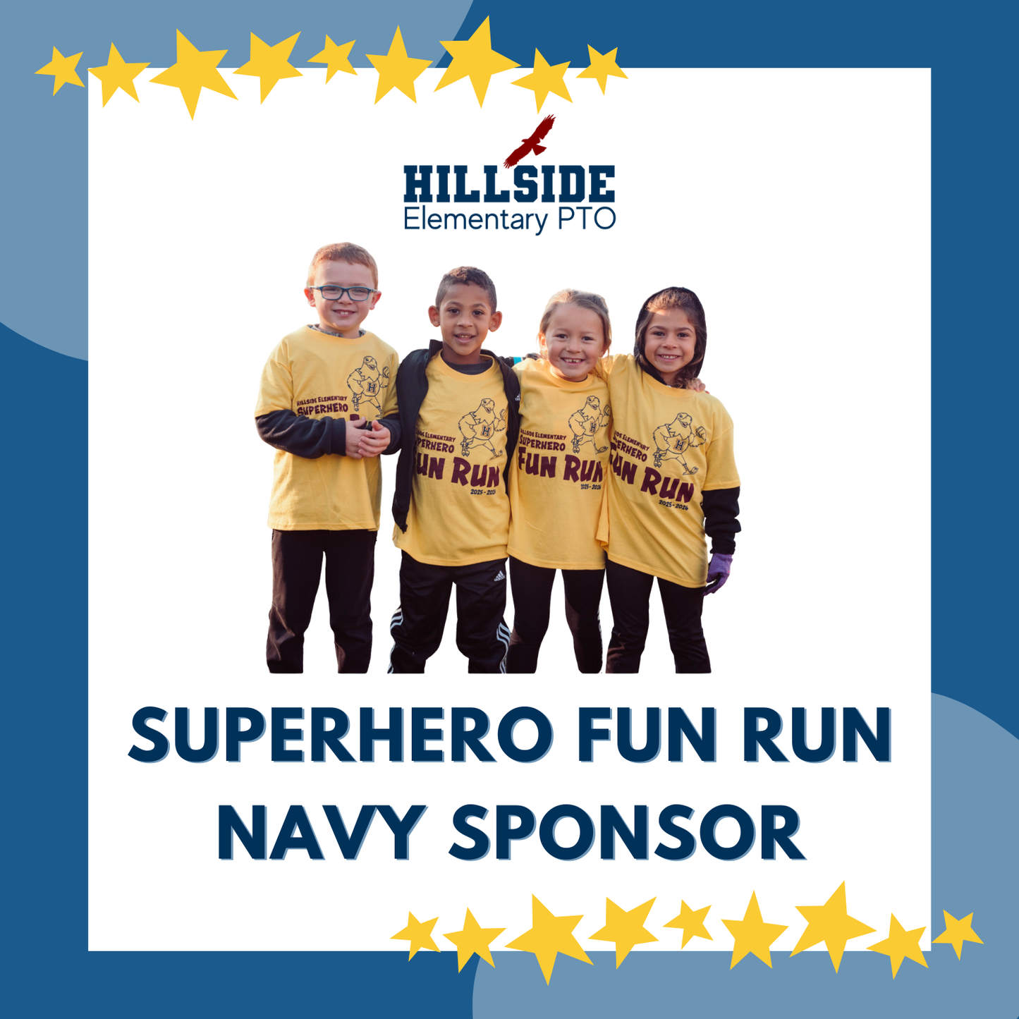 2026-2027 Fun Run Navy Sponsor: $500